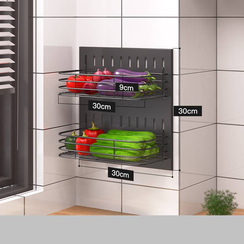 Stainless Steel Wall Mounted Kitchen Storage