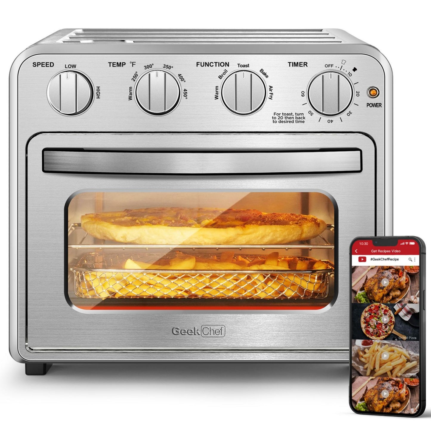 Geek Chef Air Fryer Toaster Oven