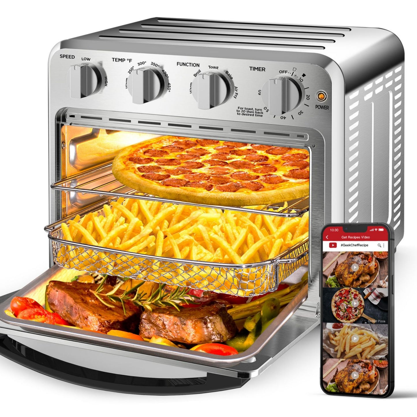 Geek Chef Air Fryer Toaster Oven