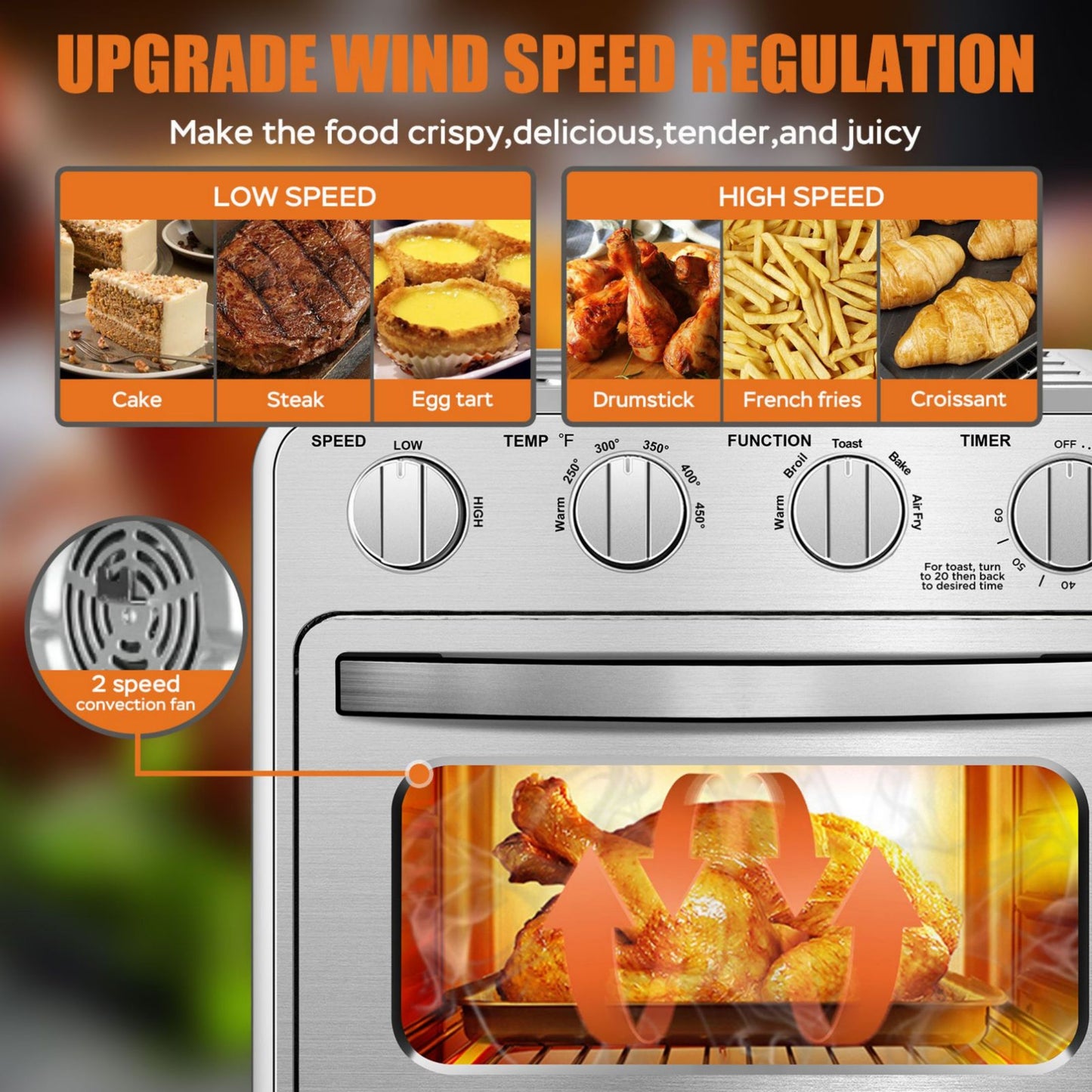 Geek Chef Air Fryer Toaster Oven