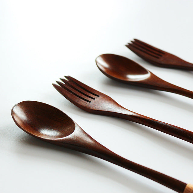 Wooden Bamboo Spoon Cooking Utensil