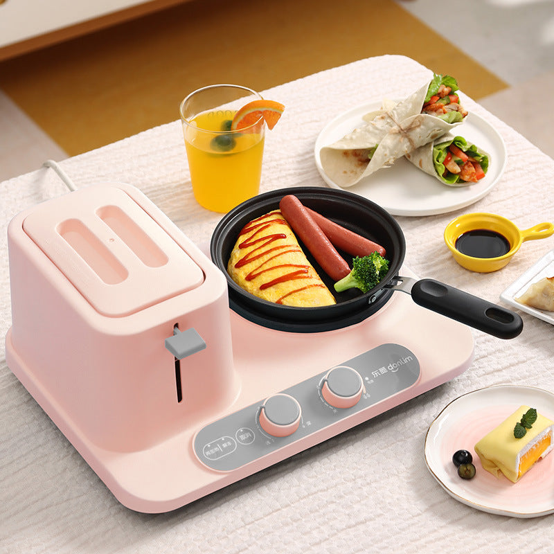 Three-in-one toaster breakfast machine