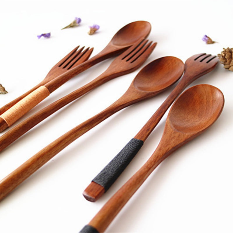 Wooden Bamboo Spoon Cooking Utensil