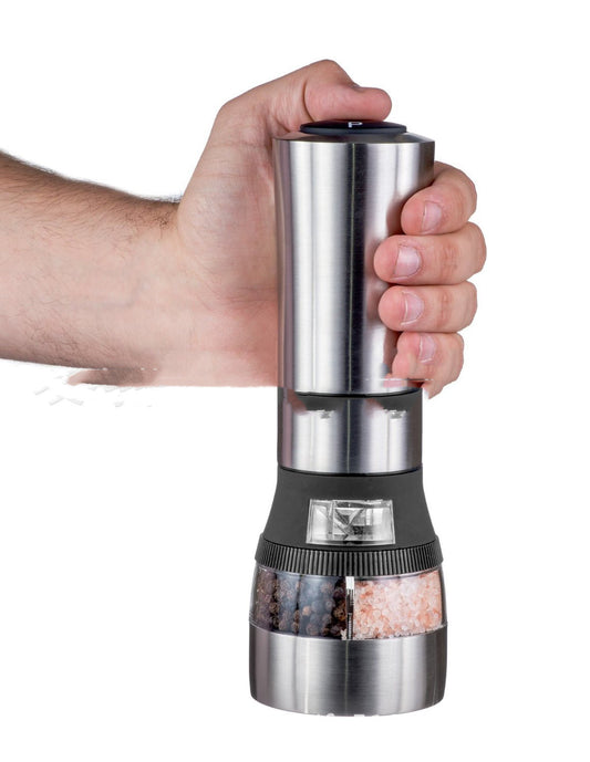 2 In 1 Stainless Steel Pepper Grinder