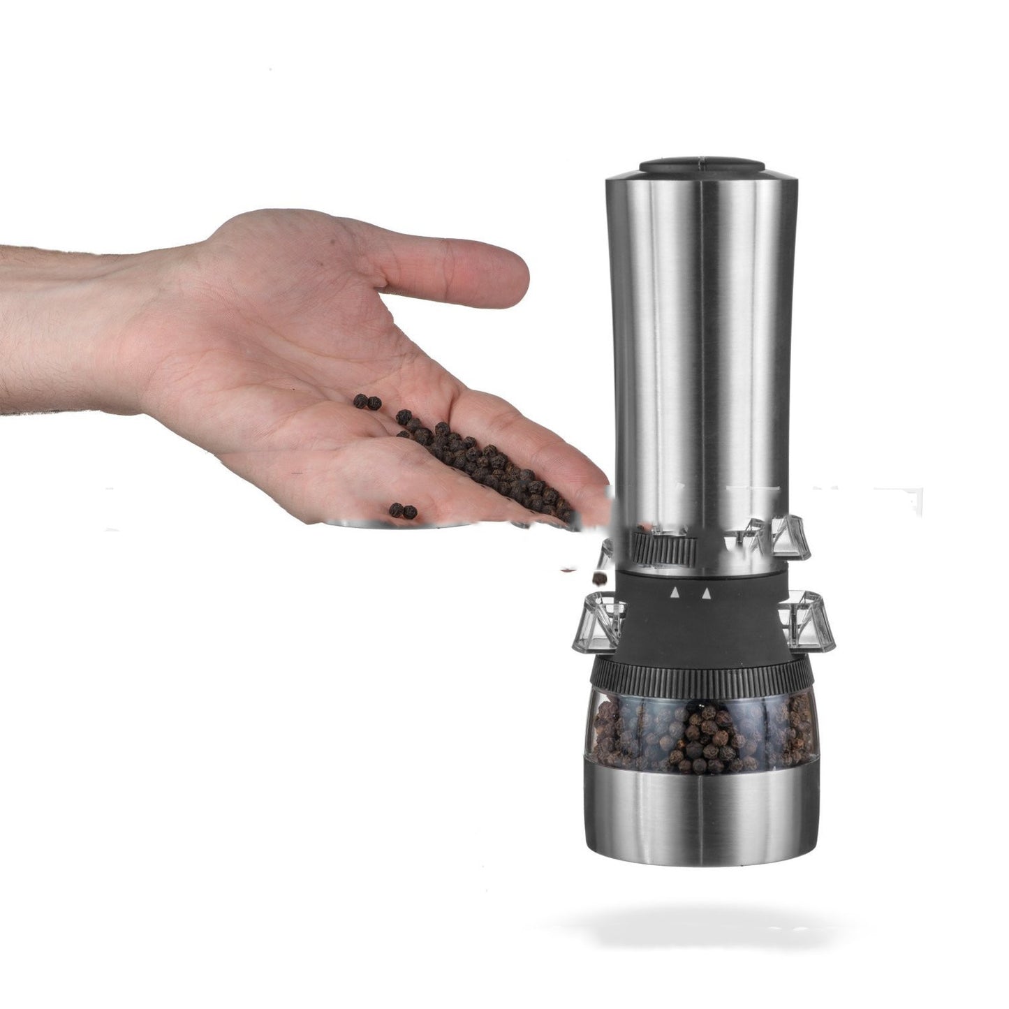 2 In 1 Stainless Steel Pepper Grinder