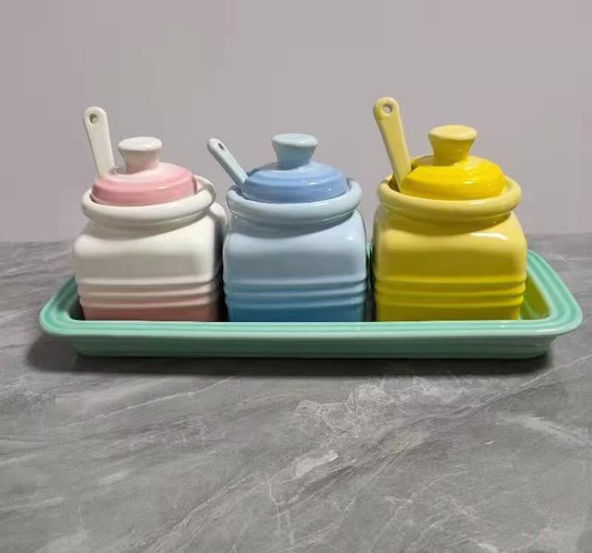 Cool Colour Kitchen Seasoning Jar