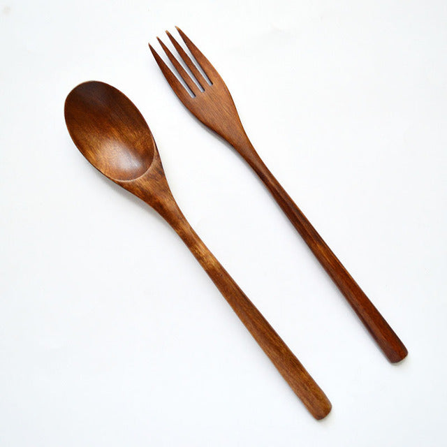 Wooden Bamboo Spoon Cooking Utensil