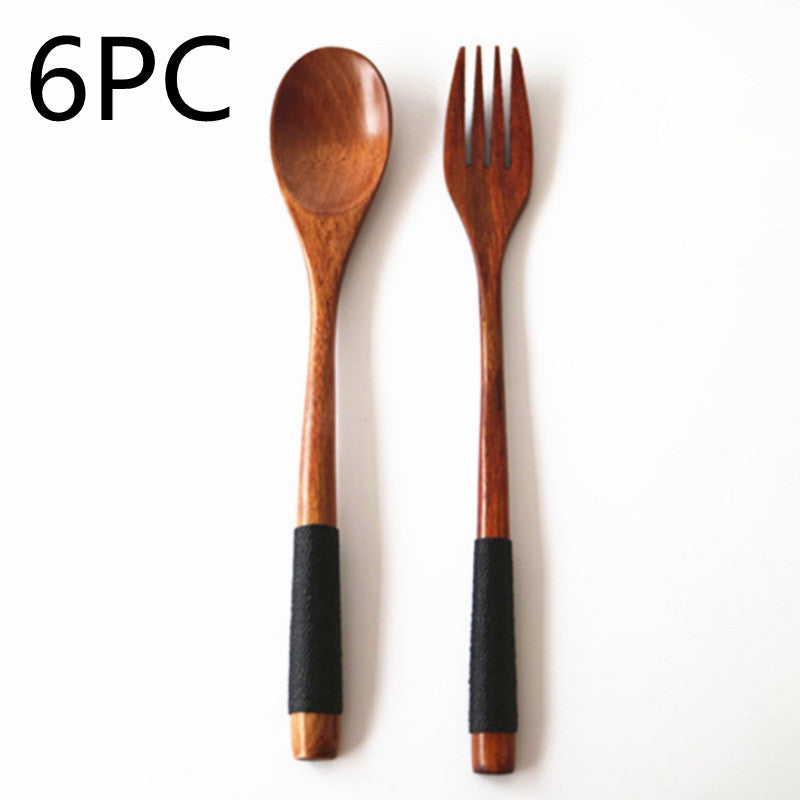 Wooden Bamboo Spoon Cooking Utensil