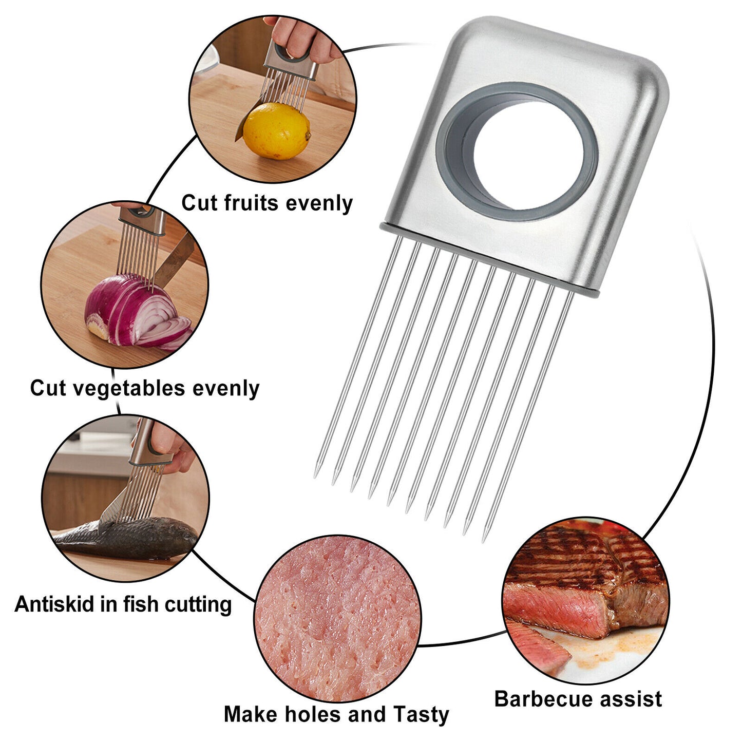 Onion Holder Slicer Vegetable