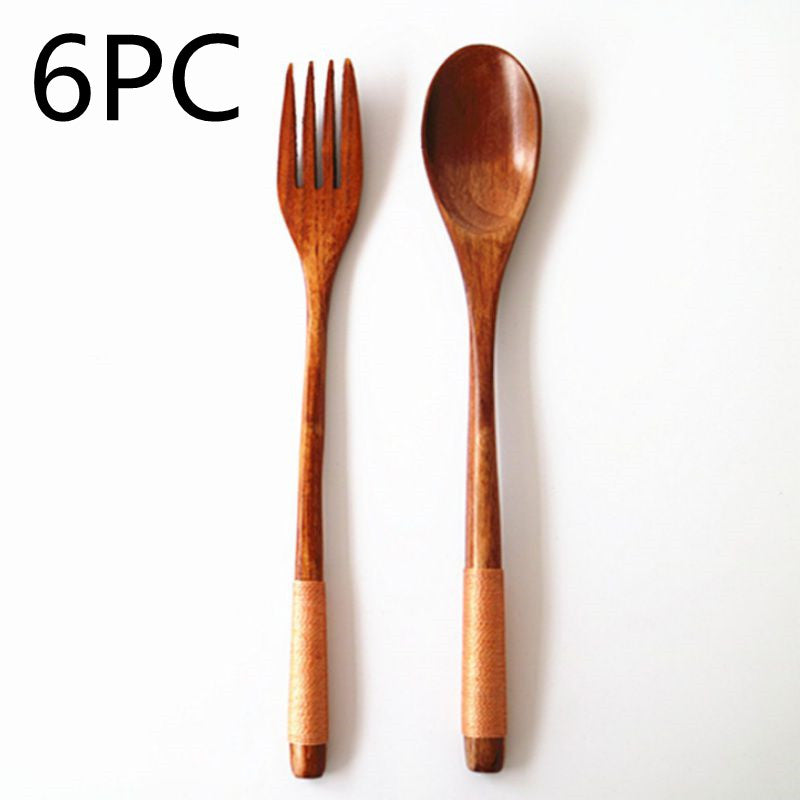 Wooden Bamboo Spoon Cooking Utensil