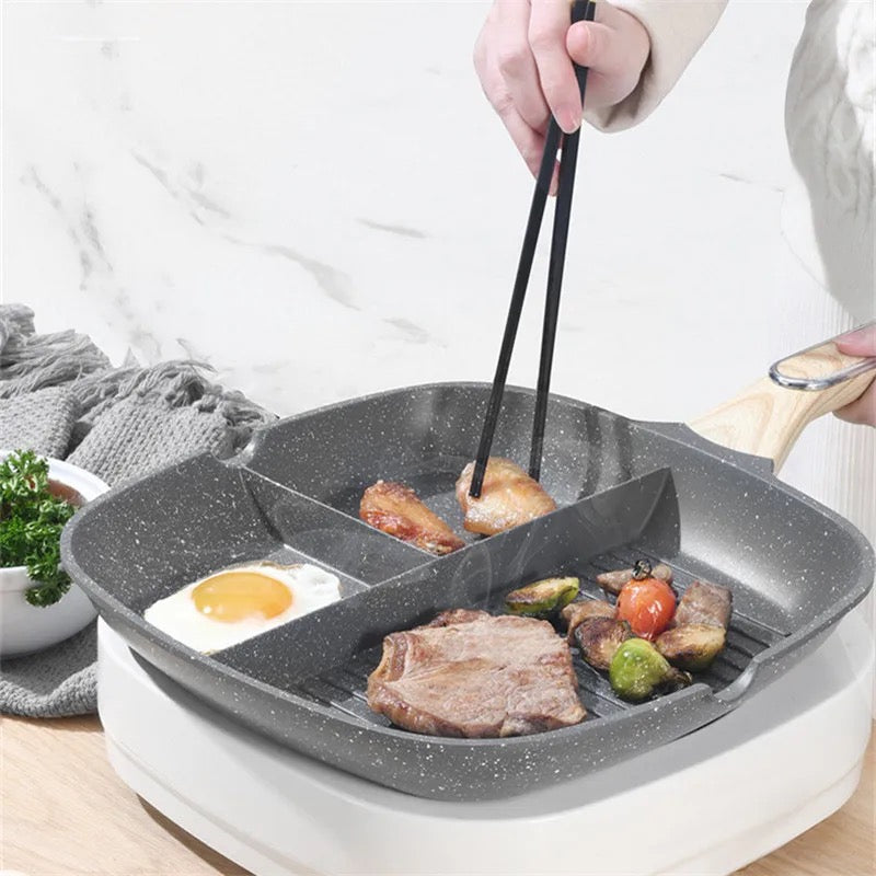 Multi-Purpose Durable Nonstick  Frying Pan 3-in-1