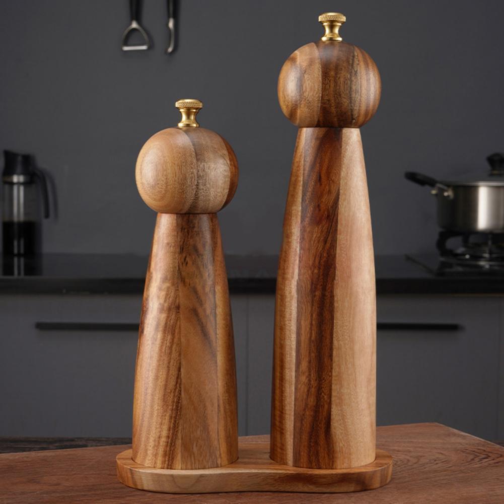 Pepper Grinder Round Head Wood