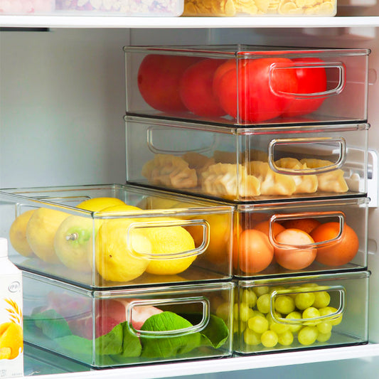 Household Kitchen Transparent Storage Box
