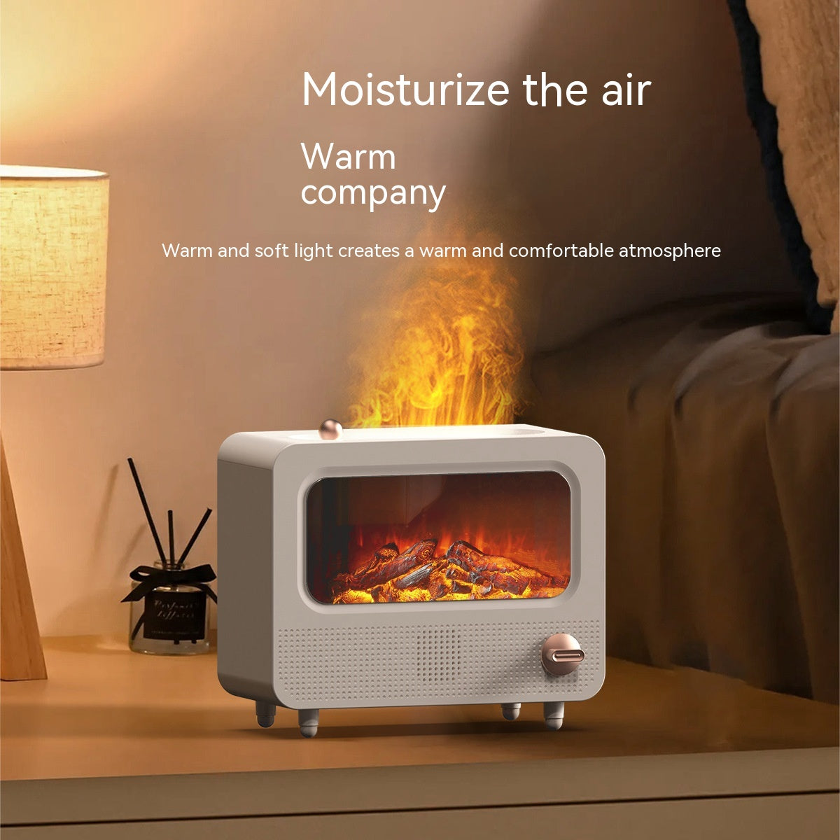 Simulation Flame Humidifier Fireplace