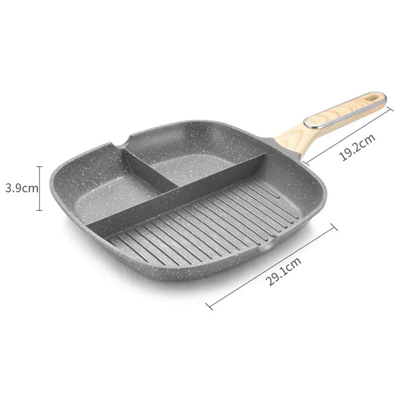 Multi-Purpose Durable Nonstick  Frying Pan 3-in-1