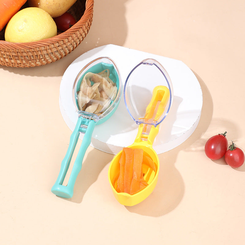 Kitchen Household Covered Storage Type Peeler