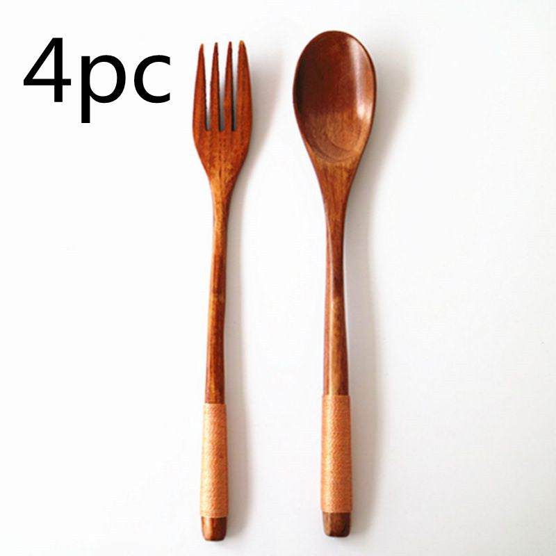 Wooden Bamboo Spoon Cooking Utensil