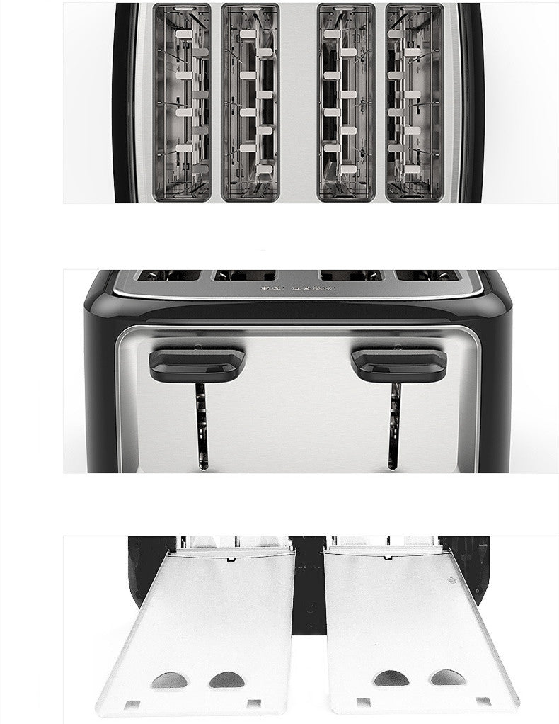 Automatic Multifunctional Toaster Four Slot