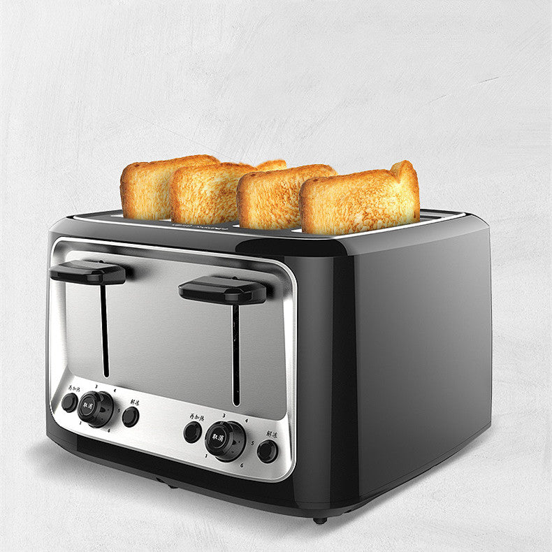 Automatic Multifunctional Toaster Four Slot