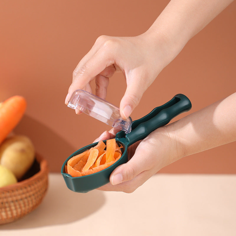 Kitchen Household Covered Storage Type Peeler